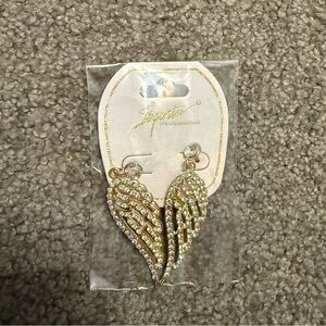 Brand new Angel Wing Stud Earrings
